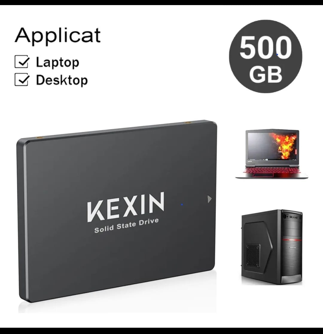 Unidad De Disco Solido Interno Ssd Kexin De 500 GbParaPort